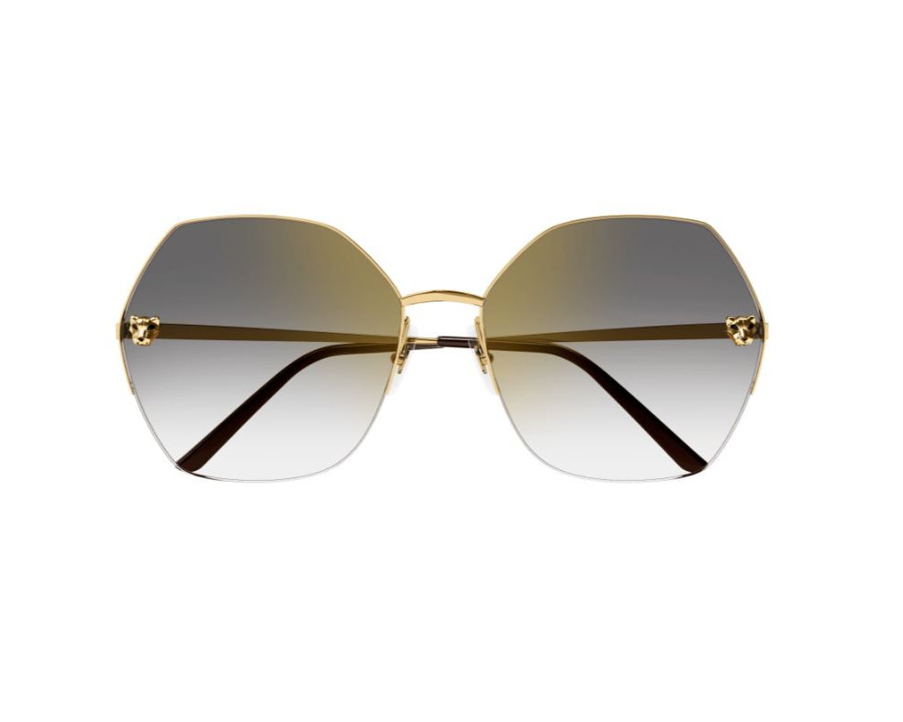 lunettes Cartier - lunettes Cartier de soleil - lunettes Cartier or