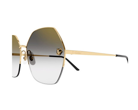 101996-lunettes Cartier - lunettes Cartier de soleil - lunettes Cartier or