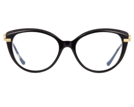102646-Lunettes Cartier Noir - Lunettes Cartier de vue - Lunettes Cartier Femme