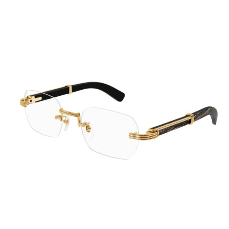 Cartier Bril Hoorn en Hout Uitzondering CT0377O