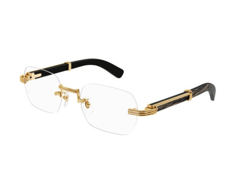 102791-Lunettes Cartier pour homme - Lunettes Cartier de vue - Lunettes Cartier en bois - Celine Opticien Lunetier