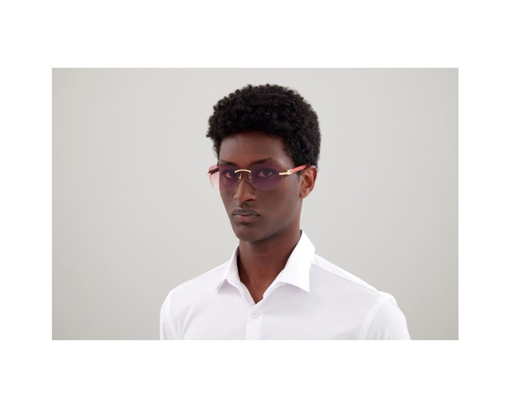 lunettes Cartier - lunettes Cartier bois - lunettes Cartier rose