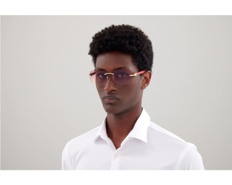 103187-lunettes Cartier - lunettes Cartier bois - lunettes Cartier rose