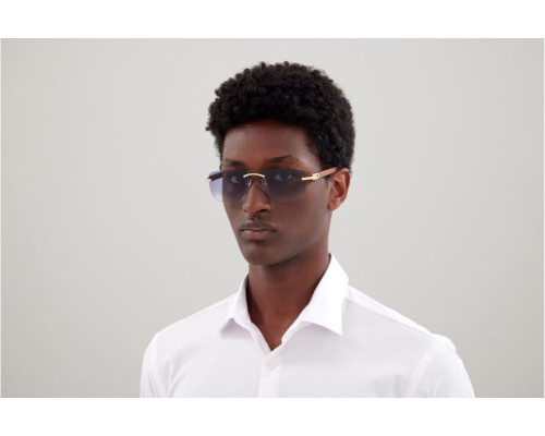 lunettes Cartier - lunettes Cartier de soleil - lunettes Cartier bleu