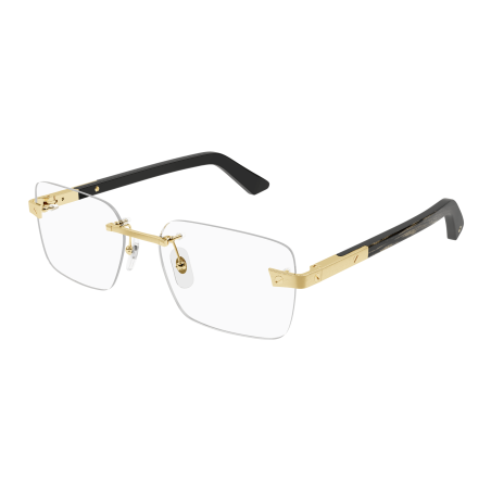Lunettes de vue Cartier Corne et Bois Santos CT0411O