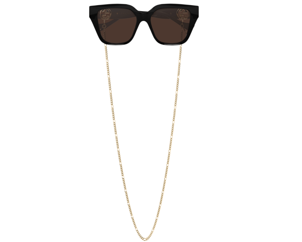 Gucci op mode geïnspireerde zonnebril GG1023S