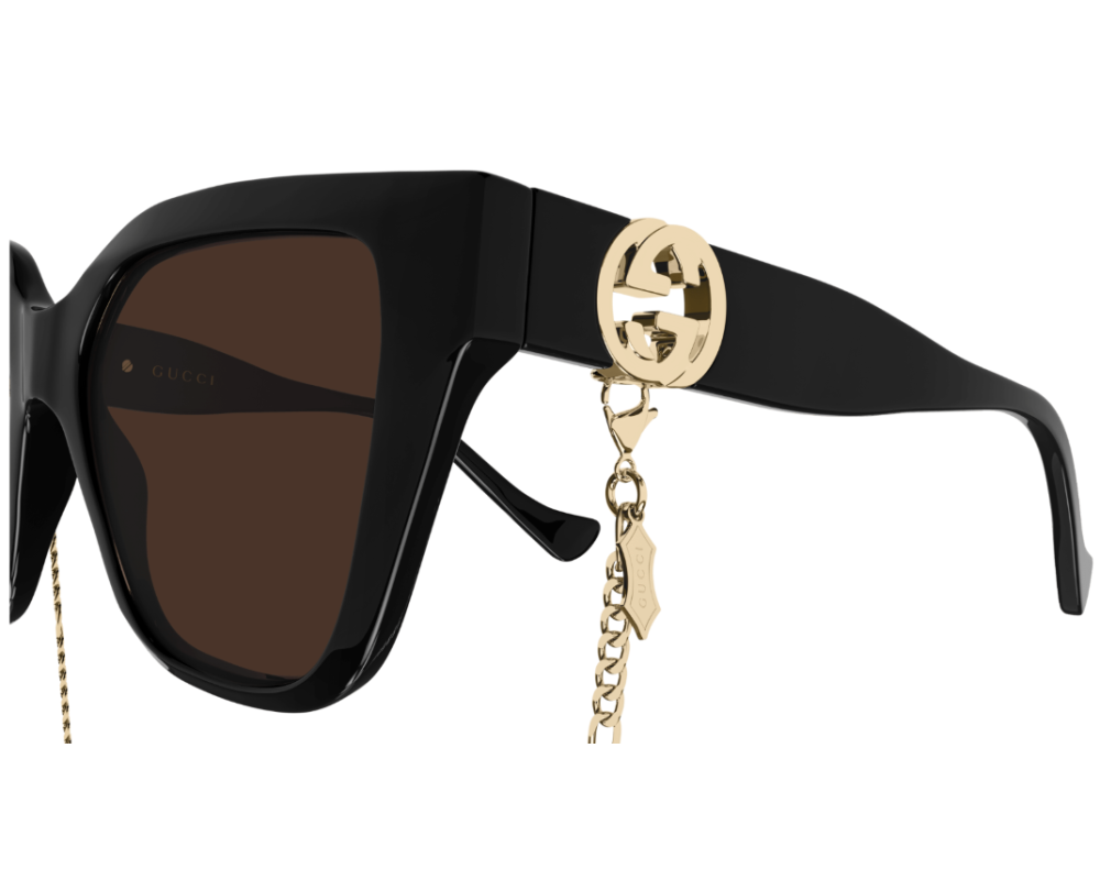 Gucci op mode geïnspireerde zonnebril GG1023S