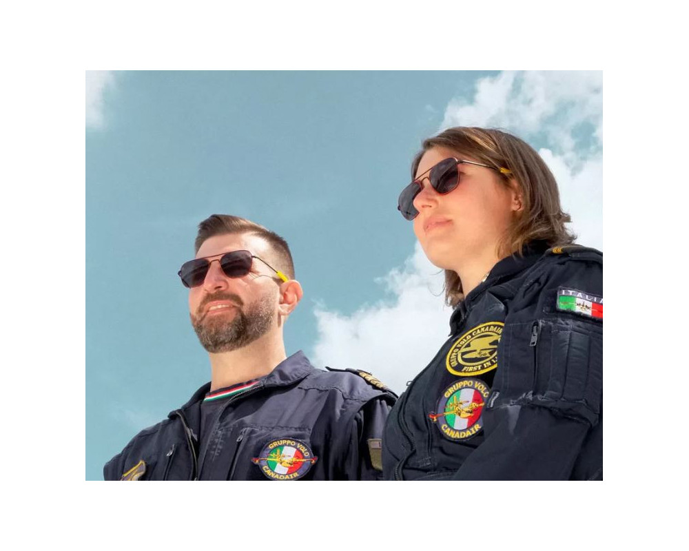 Lunettes de Soleil L.G.R. Waterbomber X Gruppo Volo Canadair Special Edition