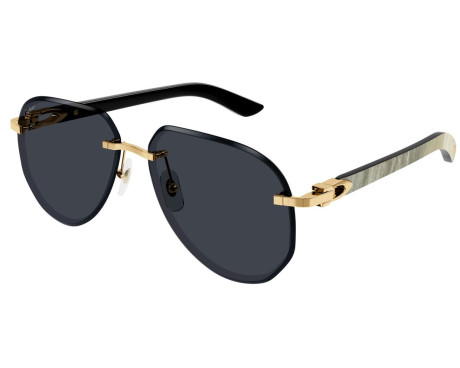 146609-Lunettes Cartier - Lunettes Cartier Corne - Lunettes Cartier Bois