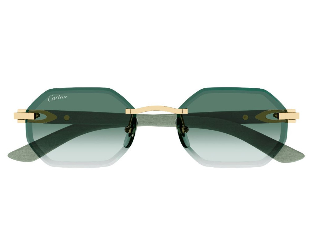 Cartier Zonnebril Hoorn en Hout C CT0439S