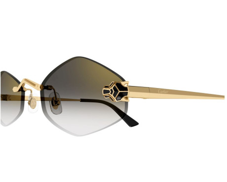146699-Lunettes de Soleil Cartier Panthère Losange CT0433S