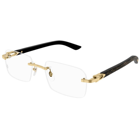 Lunettes de vue Cartier Corne et Bois Décor C CT0453O