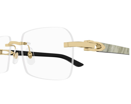 147092-Lunettes Cartier - Lunettes Cartier en bois - Lunettes Cartier pour Homme