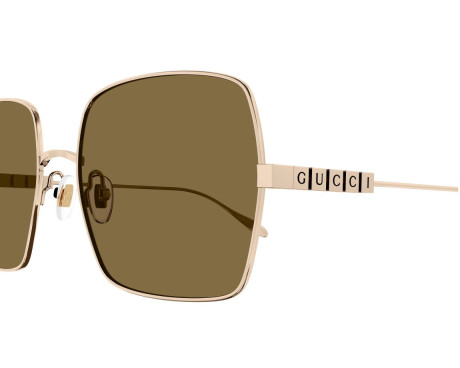 147391-Gucci Logo zonnebril met belettering GG1434S