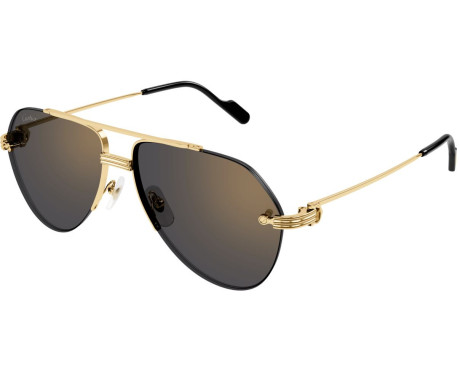 148220-lunettes Cartier - lunettes Cartier aviateur - lunettes Cartier bleu