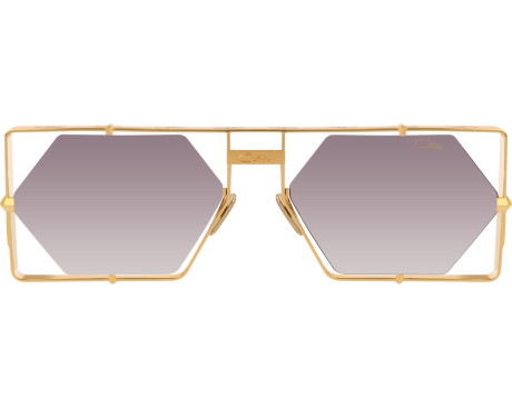 155371-Cazal Limited Edition 004 Sunglasses in 24-carat gold