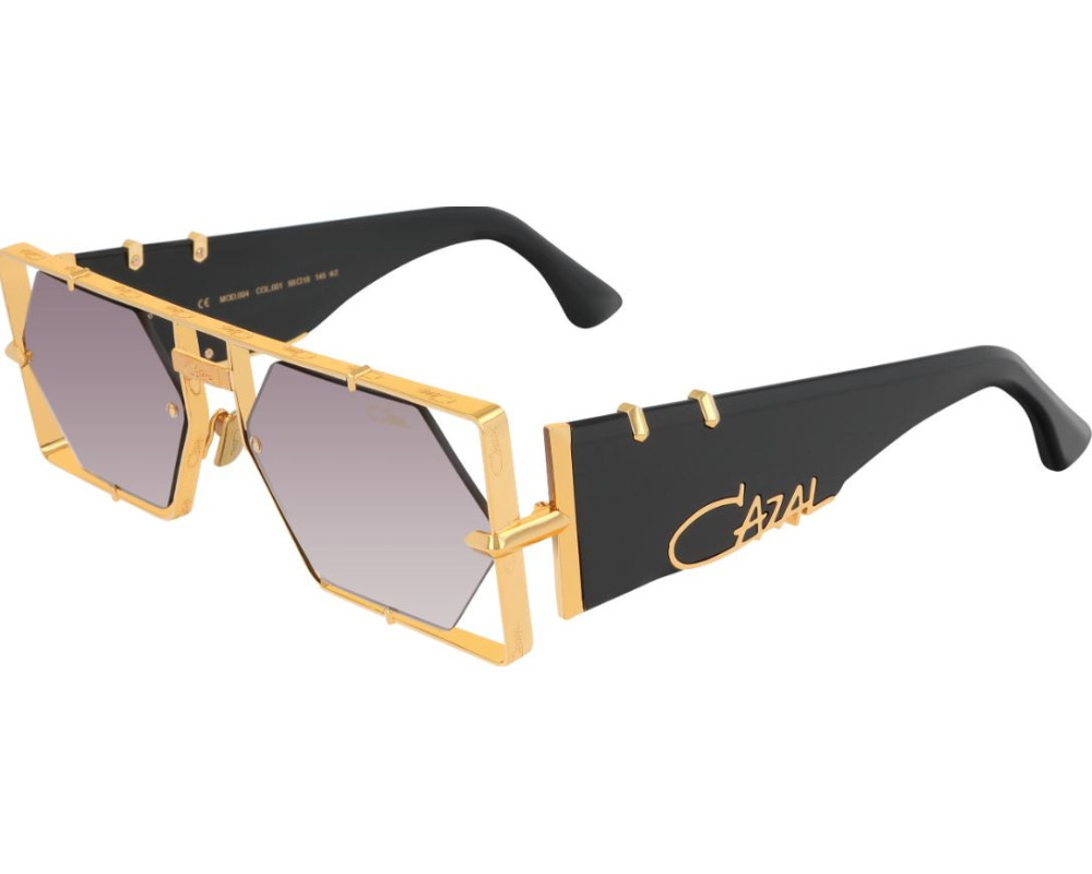 Lunettes de Soleil Cazal édition limitée 004 en Or 24 carats