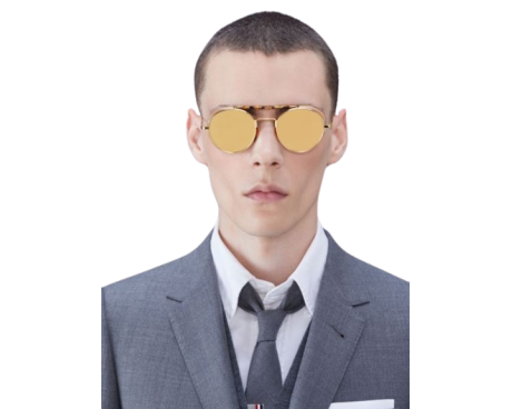 157156-Thom Browne sunglasses limited edition 18 carats