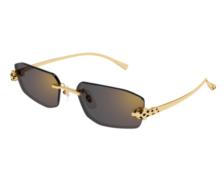 163360-lunette Cartier homme - lunettes Cartier - lunettes Cartier Panthère - lunettes de soleil Cartier Panthère