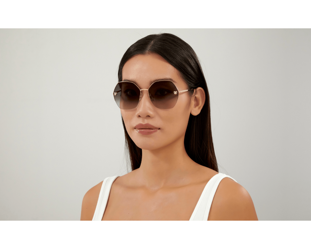 lunettes Cartier - lunettes Cartier de soleil - lunettes Cartier or