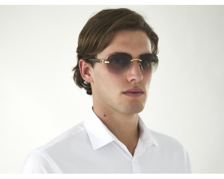 163998-Lunettes de soleil Cartier Décor C CT0014RS