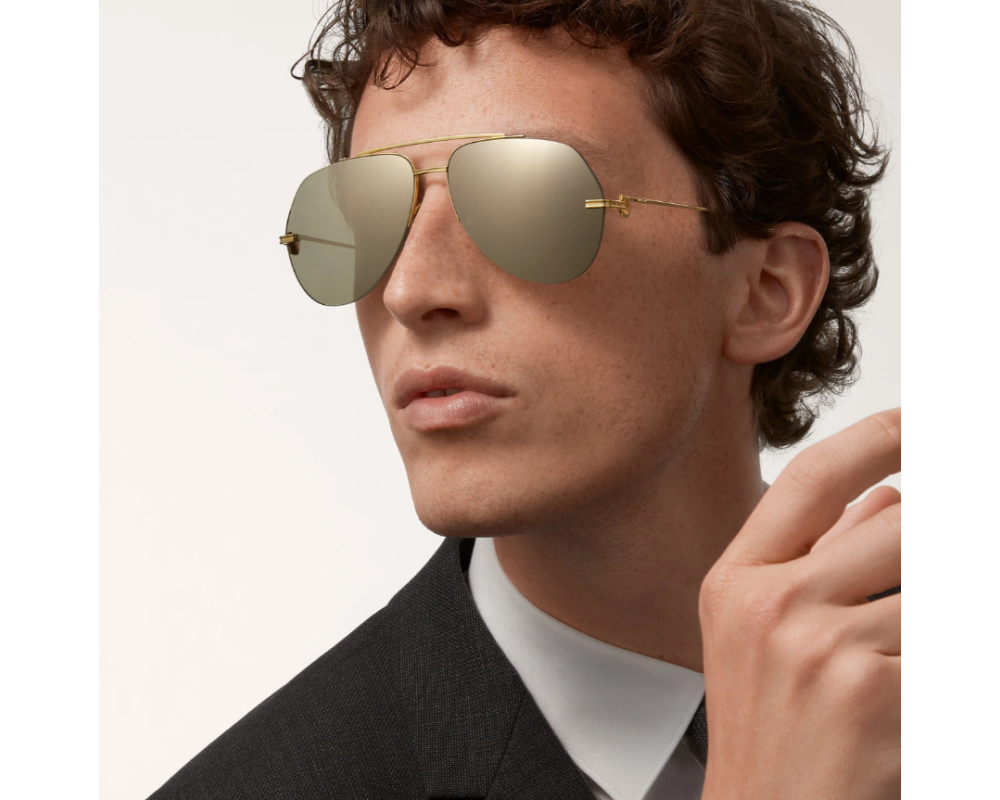 lunettes Cartier - lunettes Cartier or - lunettes Cartier de soleil