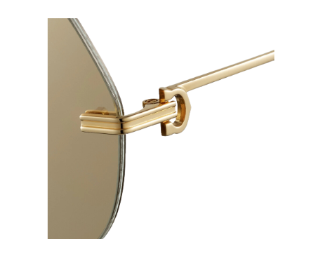 164003-Cartier zonnebrillen - Cartier gouden zonnebrillen - Cartier zonnebrillen