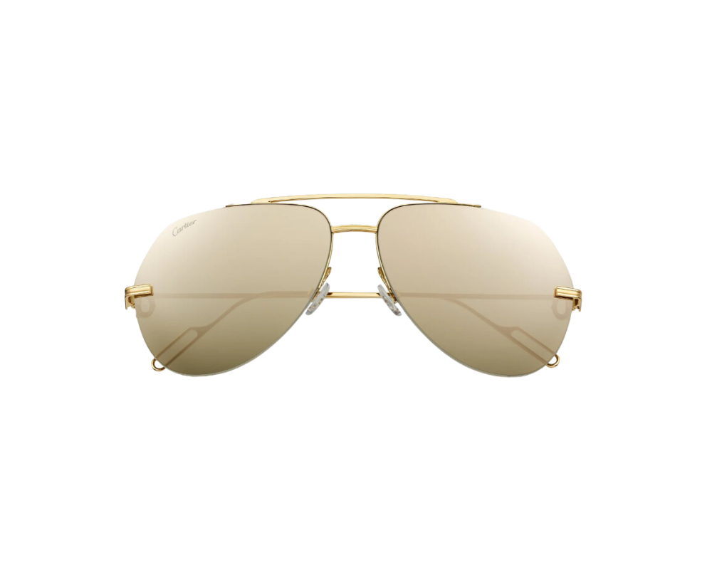 lunettes Cartier - lunettes Cartier or - lunettes Cartier de soleil