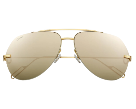 164004-Cartier zonnebrillen - Cartier gouden zonnebrillen - Cartier zonnebrillen