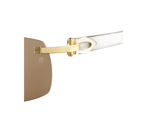 Zonnebril Cartier Corne Décor C CT0046S