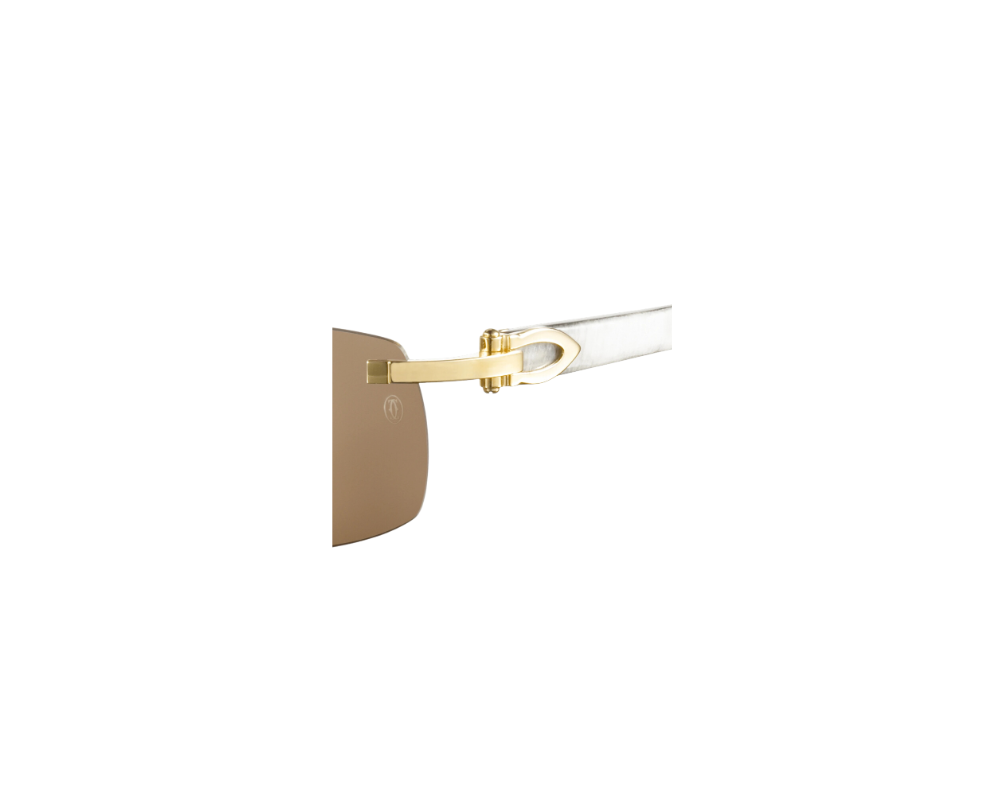 Lunettes de soleil Cartier Corne Décor C CT0046S