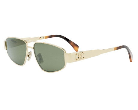 167679-Sunglasses CELINE Metal Triomphe Pilot CL40281U