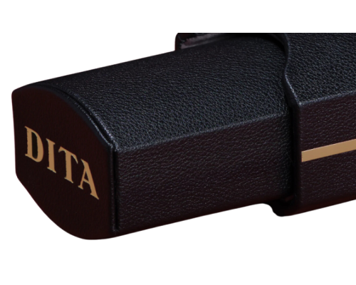 Grand étui Dita en cuir