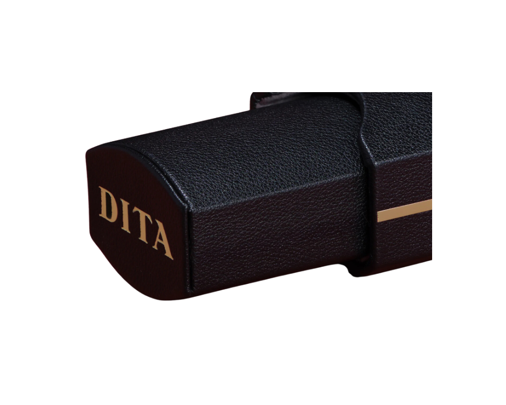 Grand étui Dita en cuir