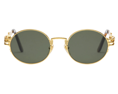 184327-LUNETTES DE SOLEIL BENZEMA JEAN PAUL GAULTIER 56-6106 DOUBLE RESSORT