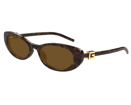 Lunettes de soleil Gucci GG1680S avec le logo Gucci sur les branches.