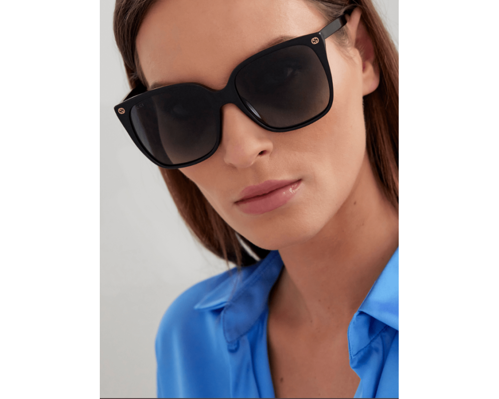 Zonnebril Gucci GG0022S Logo - CELINE ROLAND OPTICIEN LUNETIER