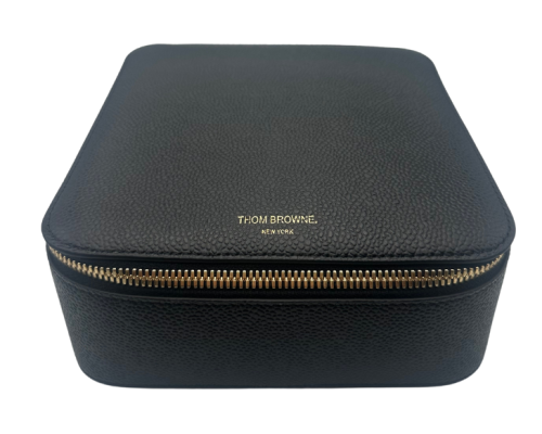 Leren reisetui Thom Browne bril UAC067A