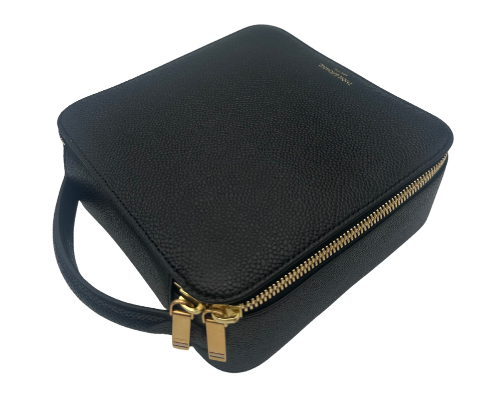 Leren reisetui Thom Browne bril UAC067A