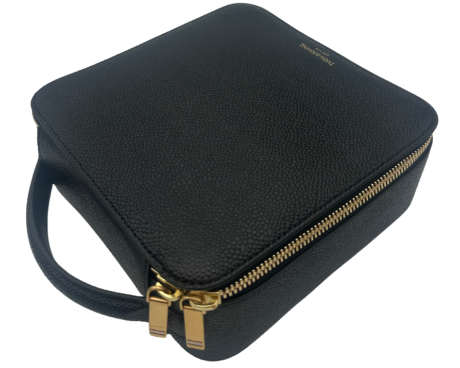 206758-Leren reisetui Thom Browne bril UAC067A