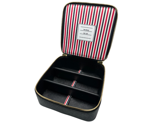 Leren reisetui Thom Browne bril UAC067A