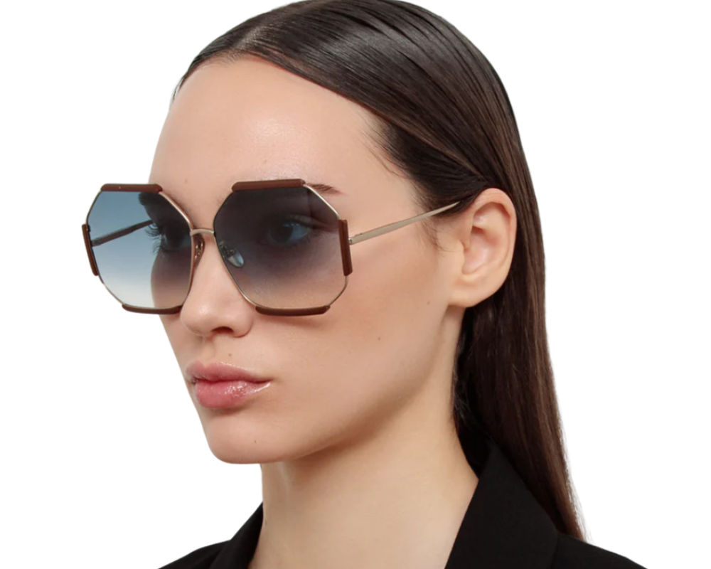 Lunettes de Soleil Linda Farrow Margot Hexagon