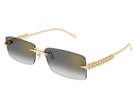 252566-Lunettes de soleil Cartier Clash CT0604S – Luxe & élégance