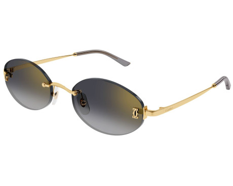 252589-Lunettes de soleil Cartier Signature C CT0592S