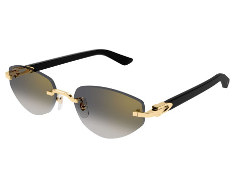 252756-Lunettes de soleil Cartier Décor C CT0580S
