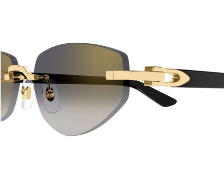 252761-Lunettes de soleil Cartier Décor C CT0580S