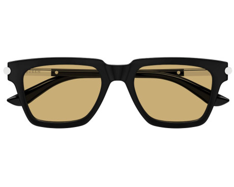 256758-Alexander McQueen Cross Bar Zonnebril AM0519S