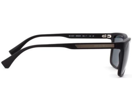 39324-Lunettes de soleil Emporio Armani EA4047 506381 Black Rubber | Revendeur Agréé Emporio Armani | product_reduce_price