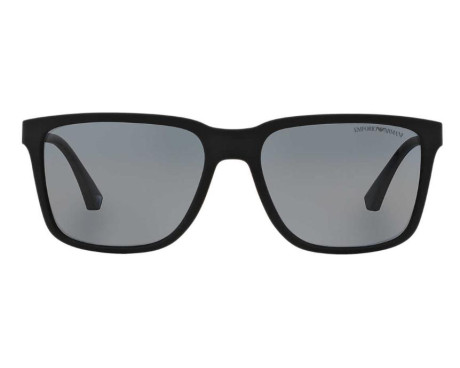39326-Lunettes de soleil Emporio Armani EA4058 506381 Black Rubber | Revendeur Agréé Emporio Armani | product_reduce_price