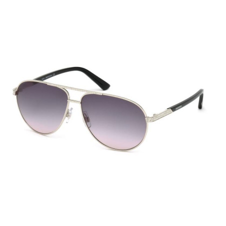 Lunettes de soleil femme Swarovski SK0078 16B Argent